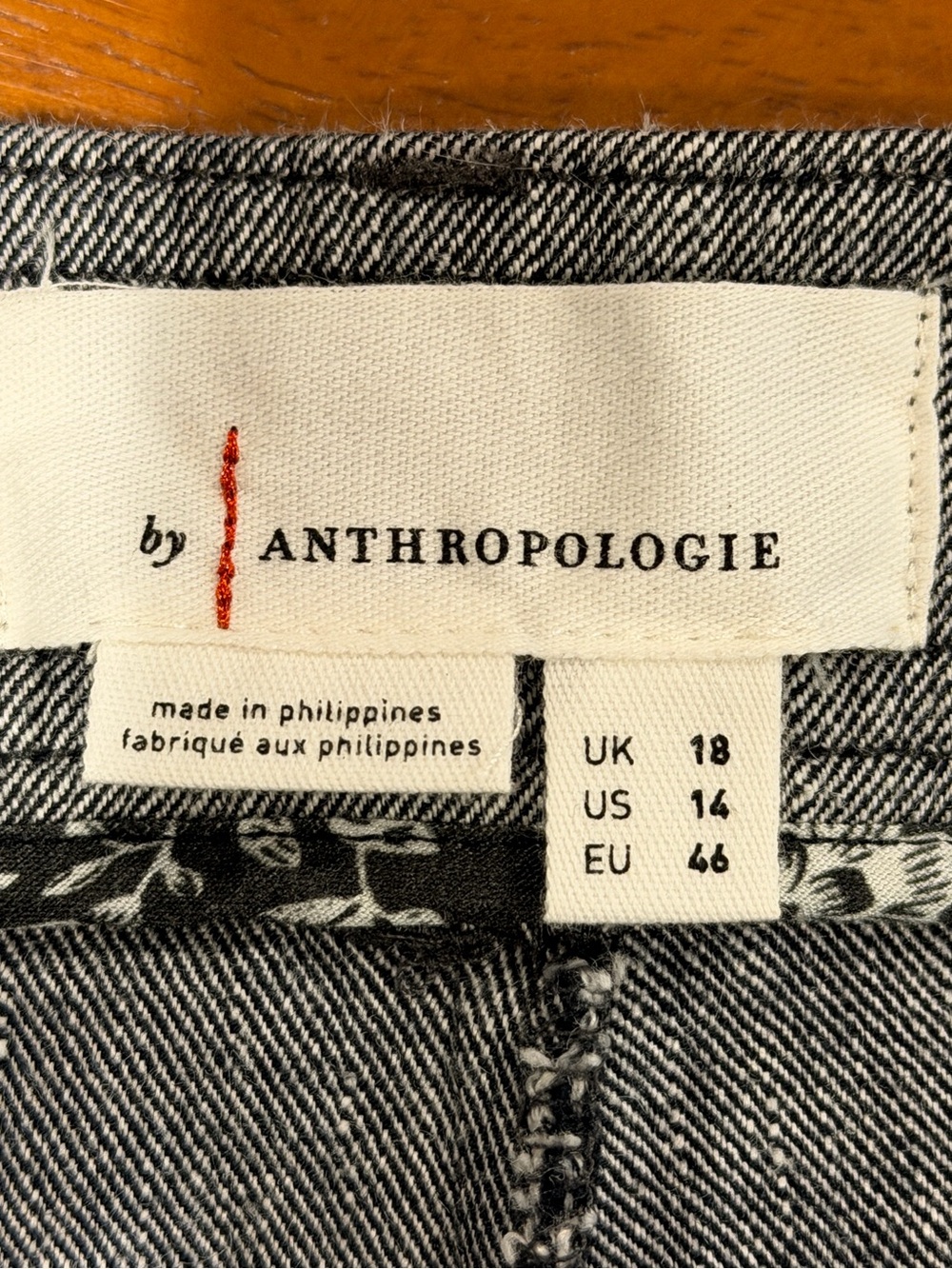Anthropologie gray pleated linen blend wide leg pants size 14 - Picture 5 of 7